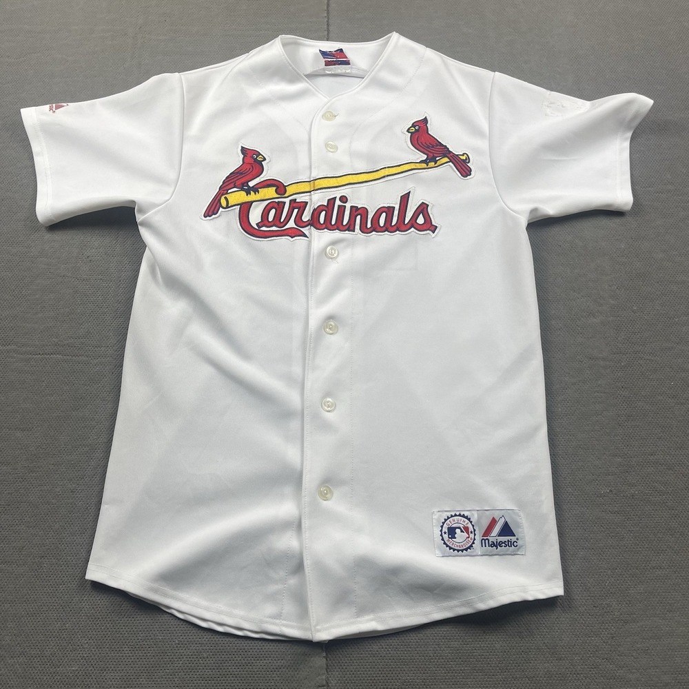 Vintage St Louis Cardinals Jersey Mens‎ Medium* #13 MLB Baseball Majestic White